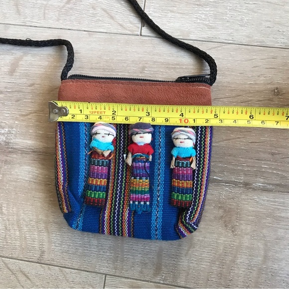 Vintage Beautiful handmade Guatemalan Worry doll purse indigenous urban legend - Picture 7 of 8